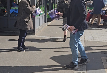 Dernière ligne droite à Paris : l’ultime tractage